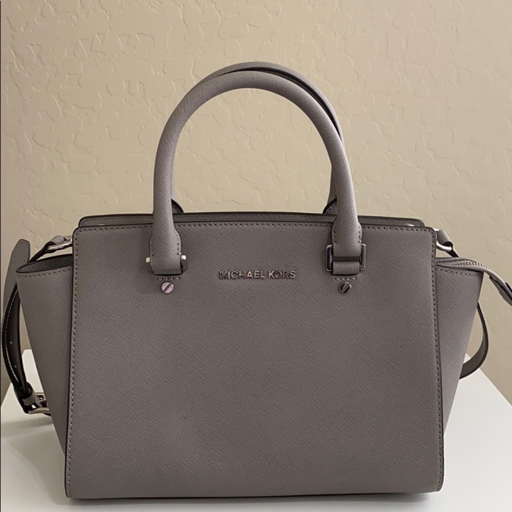 Michael Kors Grey leather satchel